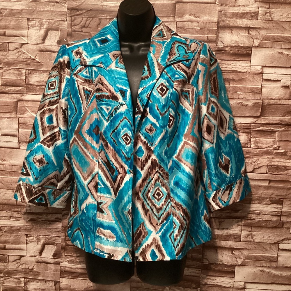 Investments Teal Jacket